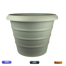 The Hc Companies 16 Inch Marina Planter Lightweight Indoor Outdoor Plastic