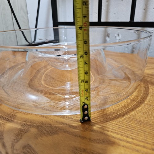 Princess House Crystal Chip And Dip Bowl 11" Diameter - Picture 5 of 5