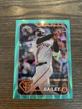 2024 Topps Chrome #194 Patrick Bailey Aqua Refractors #/199