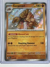 Garganacl 178/091 NM Paldean Fates Pokémon TCG Holo Baby Shiny Secret Rare