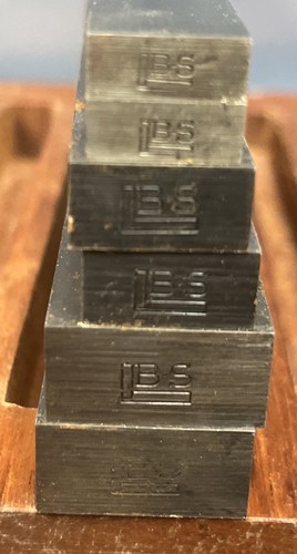 "Juego paralelo vintage marrón y afilado con estuche de madera herramientas de maquinista EE. UU. 1/4""-1/2""" - Imagen 5 de 5