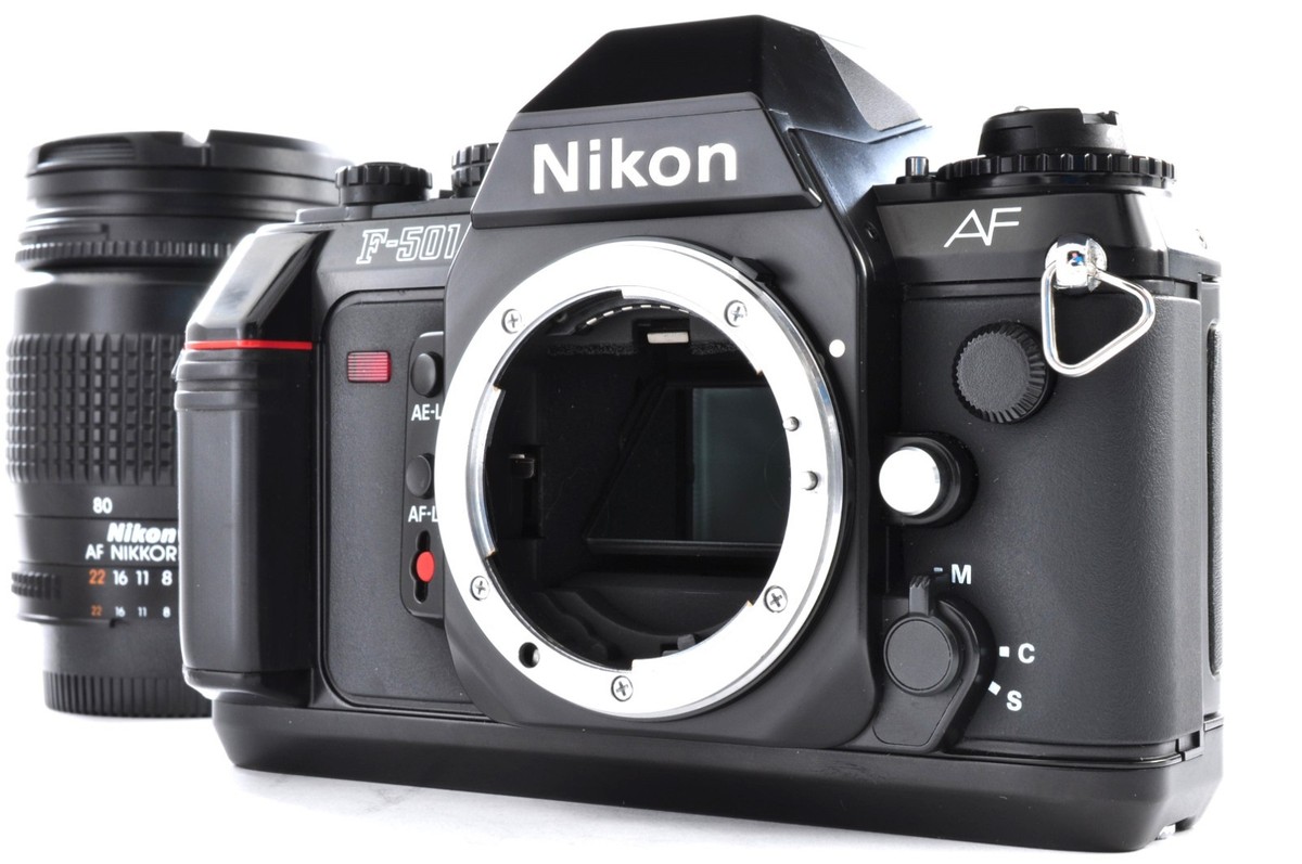 [美品]Nikon F501 + 28-80mm Nikon F-501 AF Film Camera Nikkor 28-80mm F3.5-5.6D Near