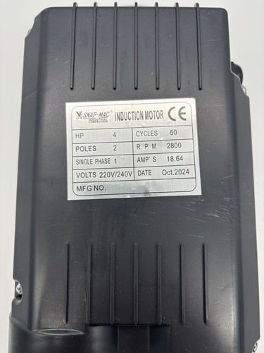 4HP AIR COMPRESSOR MOTOR 220V 240V VOLTS 50HZ 60HZ SINGLE PHASE ELECTRIC MOTOR - Picture 5 of 5