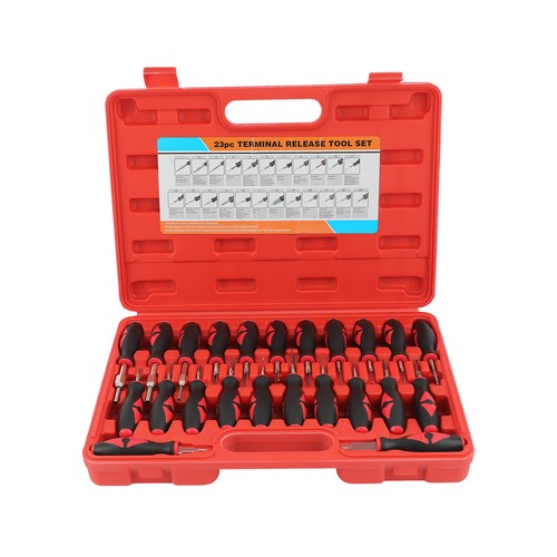 23pcs Auto Wire Terminal Connector Release Removal Crimp Pin Extractor Tool Kit - Picture 1 of 16