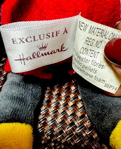 Vintage Disney Mickey Mouse Plüschtier Exklusiv Hallmark 12 Zoll - Bild 3 von 5