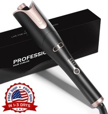 Rizador de pelo autom tico con 4 temperaturas y doble voltaje, antiescaldaduras