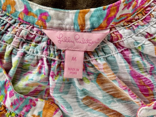 Lilly Pulitzer Essie Tanktop - Größe M Blumenmuster Strand bunt - gebraucht, in einwandfreiem Zustand - Bild 2 von 7