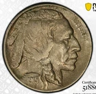 1915-D__XF 45__Buffalo Nickel__Better Date__PCGS, Coin, Gold Shield