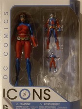DC Collectibles Icons ATOMICA  3-Pack with both Atoms. Forever Evil Series 
