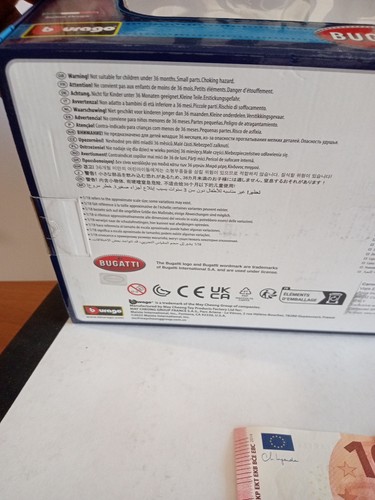 BUGATTI MISTRAL BURAGO 1:18 ITALIAN DESIGN NUOVO IN SCATOLA ORIGINALE - Foto 11 di 12