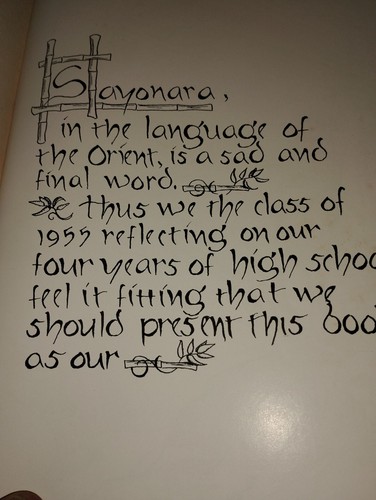 Vintage 1955 Phoenician Westmont Upper Yoder Township Pa Hardcal Year Book - Bild 6 von 11