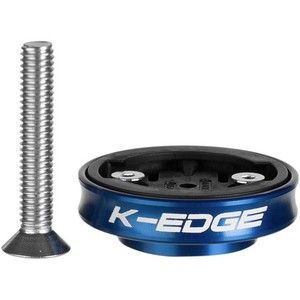 K-Edge Gravity Cap Mount For Garmin Edge & FR 1/4 turn Type Bike Computers KE550BE Blue Blue Blue