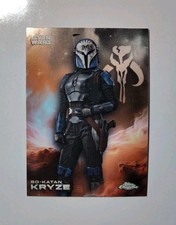 3 PACK-2025 Topps Chrome Star Wars BO-KATAN KRYZE #10 w/2 FREE cards