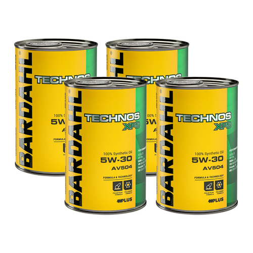 4 LITRI BARDAHL TECHNOS XFS AV504 5W30 OLIO MOTORE VW 504.00 507.00 PORSCHE C30 - Foto 1 di 3