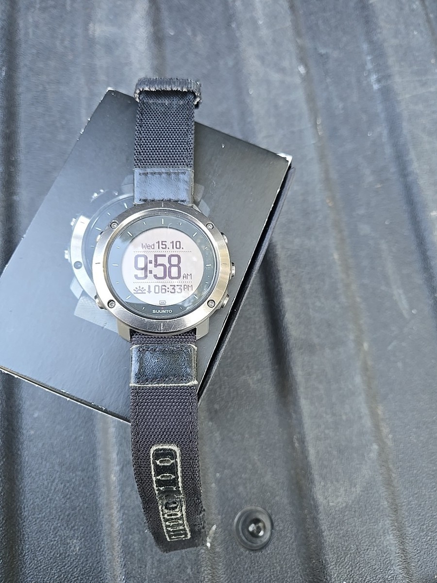 Suunto Traverse GPS Outdoor Watch, Graphite 45235911561| eBay
