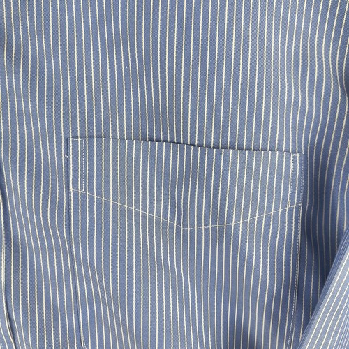 LL Bean Shirt Blue line Long Sleeve Button Down Traditional Fit size 17-35 XL - Picture 3 of 10