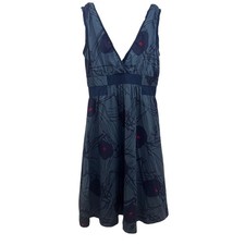 Marc Jacobs Vistidio Midi Dress, Women's Size 4, Blue & Red