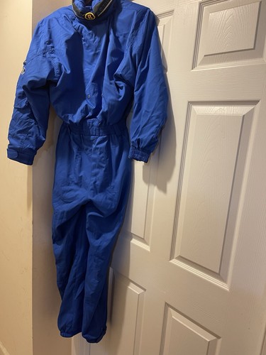 Bogner Vintage Ski Suit One Piece Size 8L Blue - Picture 2 of 9