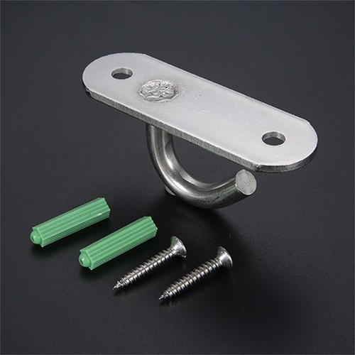 1/6pcs Ceiling Hooks Silver Stainless Steel Bathroom Kitchen Hanger Rack 3 Size - Picture 39 of 61