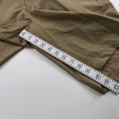 Tommy Bahama 34 (Fit 36W) Polyester Blend Flat Front Chino 10" Shorts Beige - Picture 4 of 13