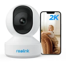 2K Indoor Security Camera E1, Plug-in 2.4G Wireless WiFi for Baby/Pet Monitor...
