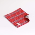 kontex Imabari Towel Tartan Check Size S Red
