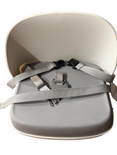 OXO Tot Perch Booster Seat with Straps Gray Comfort EZ Adjust Travel Folds