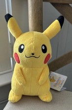 Sanei Pok mon All Star Collection PP01 Pikachu 7.9" Stuffed Plush Authentic