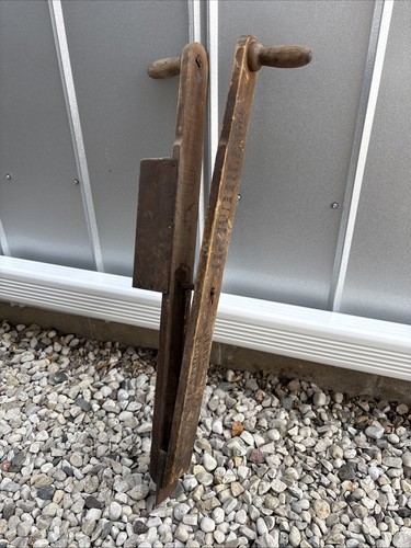 Antique Triumph Wood Corn Seed Planter Seeder Farm Tool Herschel Peoria Illinois - Picture 8 of 22