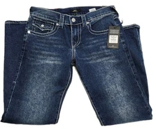 True Religion Men's Rocco Big T Relaxed Skinny Jeans 30 X 32 MSRP $199