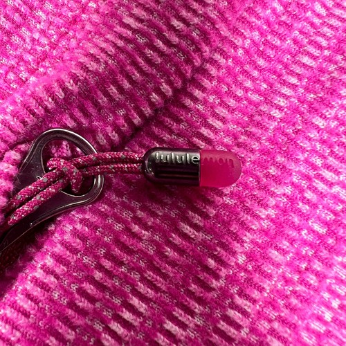 Top Lululemon Mujer Rosa Base Corredor 1/2 Cremallera Mini Cuadros Piqué Frambuesa Talla 6 - Imagen 10 de 15