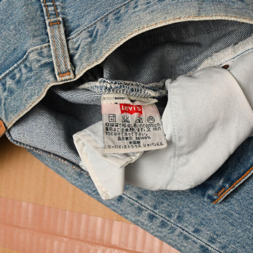 1990s Levi's 501 buggy denim usa製 old 1990s Levi's 501 buggy denim made in the USA old jeans