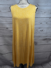 Amazon Essentials NWT yellow with white flowers sleeveless dress - 2903