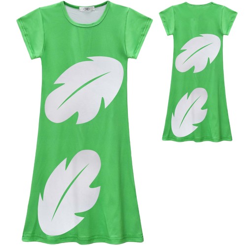 Kids Girls Lilo Cosplay Nightwear Skirts Halloween Costume Party Fancy Dress Up - Picture 24 of 27