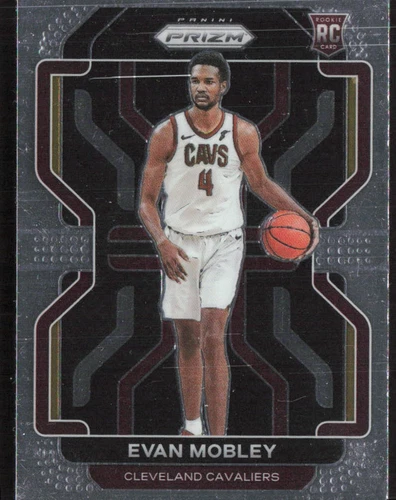 2021-22 Panini Prizm #325 Evan Mobley Rookie RC Cavs