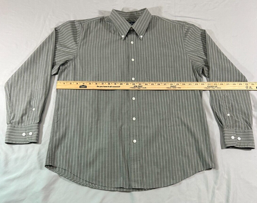 Dockers Adult Man Size Large - 16/16.5 Button Up Casual Long Sleeve Shirt - Picture 7 of 10