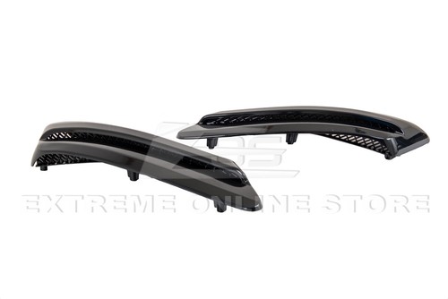 EOS para 14-19 Corvette C7 Z06 | Estilo ZR1 FLASH DE CARBONO respiraderos laterales para guardabarros - Imagen 10 de 12