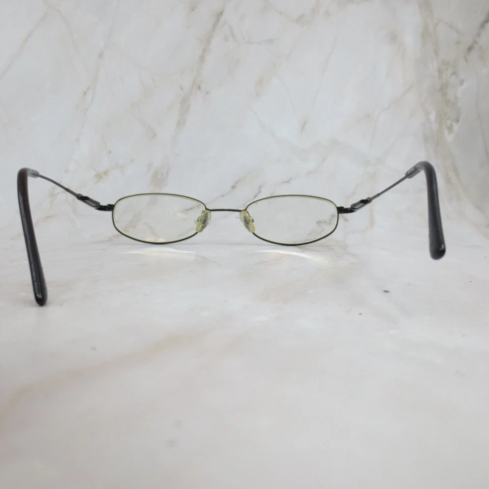 Harley Davidson 眼镜框 HD-176 男式黑色金属椭圆形全边 47-20-140 — 第 4/4 张图片