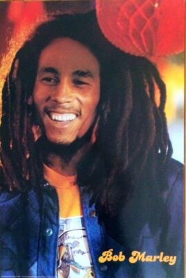 Bob Marley Vintage ポスター Bob Marley The Positive Day Vintage 1993 Black Light Poster