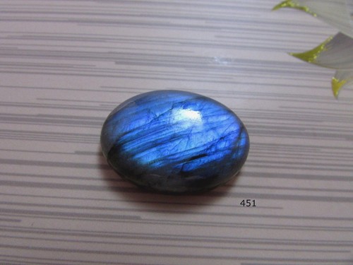 Labradorite Cabochons Full Flashy Fire 41.50 Carat Good Quality Oval 30x22MM - 第 2/4 張圖片