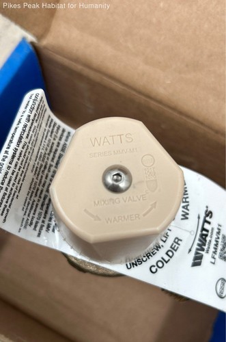 Watts Thermostatic Mixing Valve 1/2” 150psi max LFMMVM1-US - Picture 4 of 7