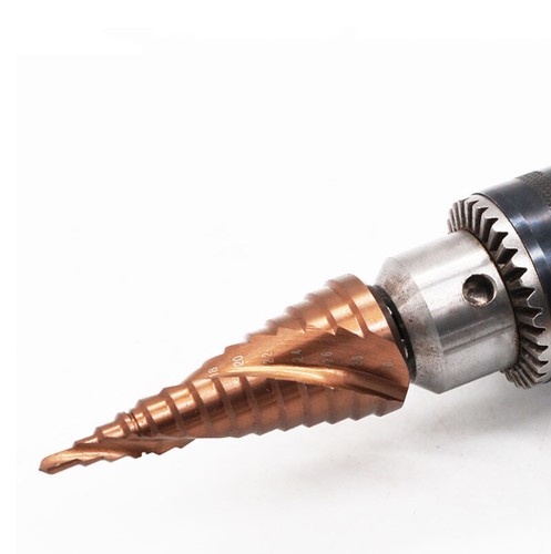 HSS Spiral Flute Step Cone Drill Bit M35 Cobalt Hole Cutter 3mm-12mm To 6mm-24mm - Picture 5 of 6
