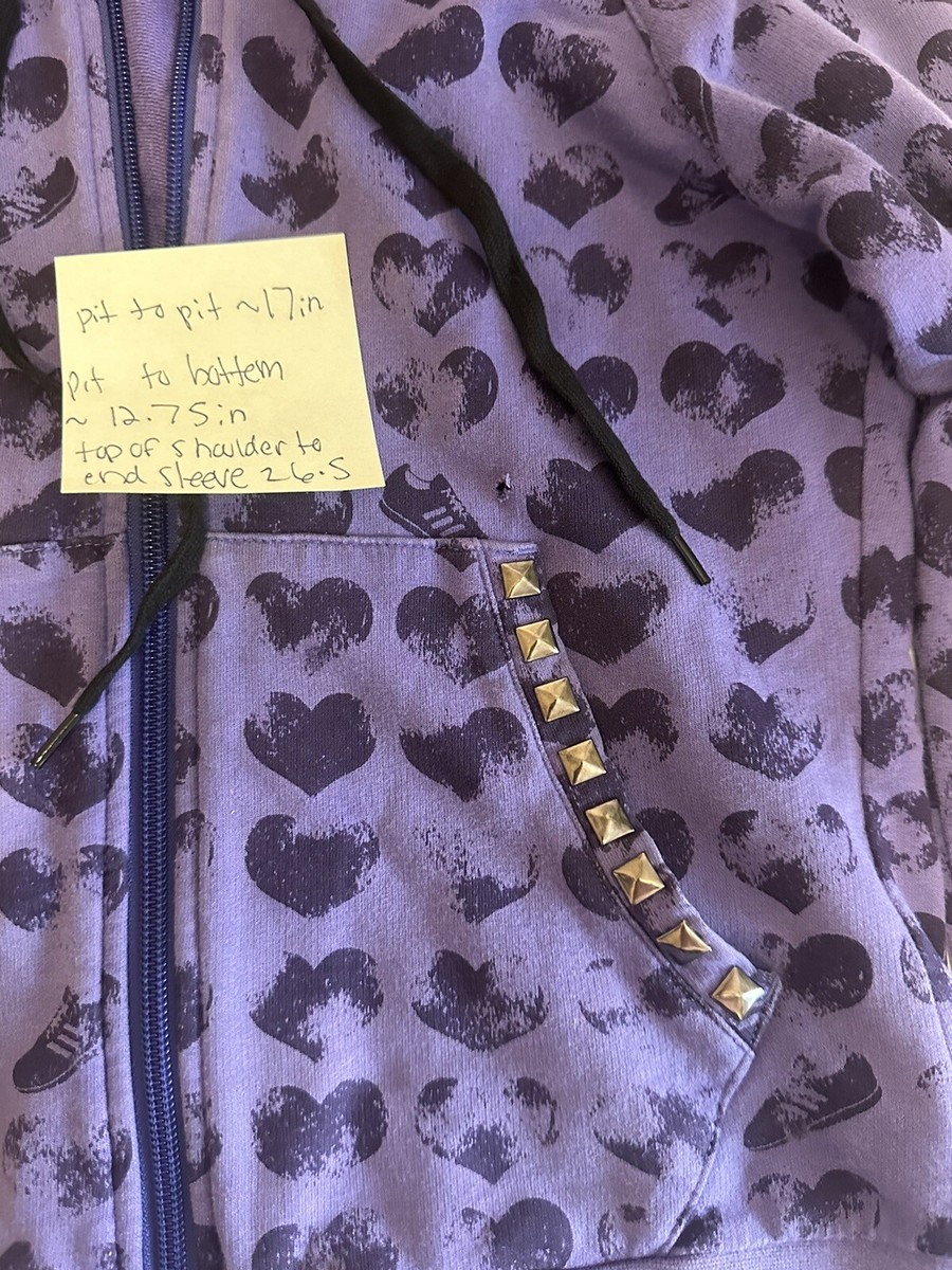 ABBEY DAWN inspired purple studded custom 1/1 Hoodie Sz S | eBay