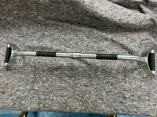 38 " Chrome Pro Style Lat Pulldown Cable Attachment Bar Gym Workout - Picture 2 of 2
