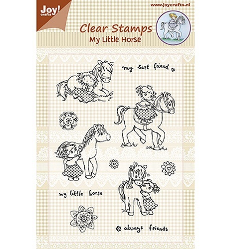 Motiv-Stempel Clear stamps 11 Stück My little horse Pferde JoyCrafts 6410/0332