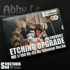 for MG 1/100 RX-93 Nu v ver ka SH Studio Details Add on Part Etch Sheet
