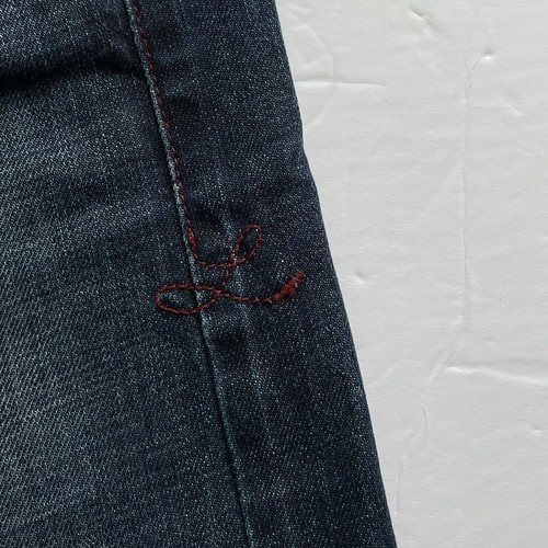 Anthropologie Level 99 Relaxed Lily Straight Leg Medium Wash Jean 25 actual W31 - Picture 5 of 7