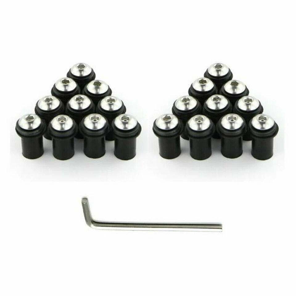 20 болтов ветрового стекла для Ducati Monster 400/696/796/1100/1100S/1200 - Изображение 4 из 4