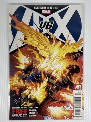 Avengers Vs X-Men #1-7 Variantes Claves Marvel 2012 Jim Cheung En estado bastante bueno/casi nuevo - Imagen 9 de 14