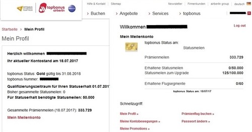 333729 airberlin Meilen mit Kontoübertragung, topbonus Air Berlin